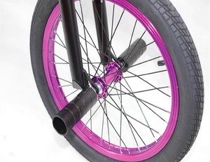 Xe đạp <span class=keywords><strong>BMX</strong></span> thể thao đường phố hợp kim titan 20 inch, xe biểu diễn mạo hiểm với tay lái xoay 360 độ - Product Image 3