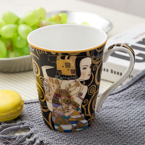 Custav <span class=keywords><strong>Klimt</strong></span> Peinture Tasse à café de luxe dorée de haute qualité 400 ml pour cadeau d'affaires, cadeau souvenir - Product Image 5