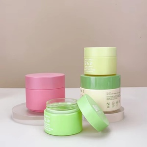 ขวดแก้วเครื่องสำอางสีสันสดใส ขนาด 50 มล. 50 กรัม สีชมพู เขียว เหลือง สำหรับผลิตภัณฑ์บำรุงผิวแบบกำหนดเองและติดฉลากส่วนตัว - Product Image 1