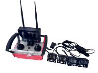 Télécommande sans fil pour grues, équipée d'une fonction de surveillance, pour les opérations de construction dans les zones aveugles