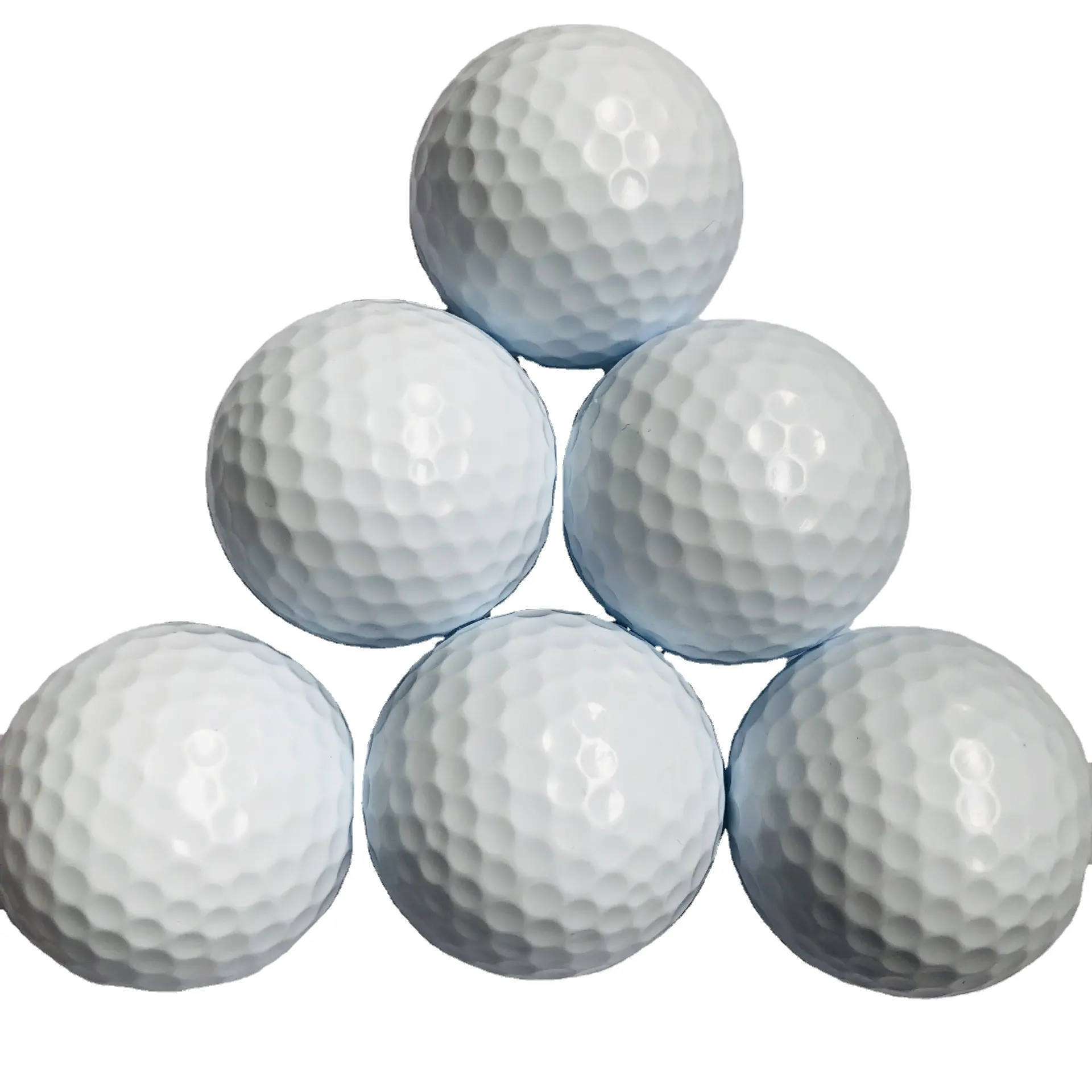 Venda por atacado de bolas de golfe com logotipo personalizado de uretano de alta rotação de 2 3 4 camadas de Golfball com logotipo