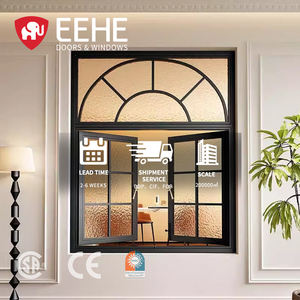 Fenêtre à battant en aluminium EEHE pour <span class=keywords><strong>baie</strong></span> <span class=keywords><strong>vitrée</strong></span>, certifiée NFRC, insonorisée, étanche, à double vitrage - Product Image 2