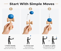 Professionelles Kendama Skill Cup Pro Premium aus Buchenholz mit Pill-Top-Becher, individuelles Logo, EN71 CPC-zertifiziert