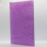 China Manufacturing Transparent Wall Partition PC Honeycomb Panel Advertising Display Acrylic Plexiglass Sheet