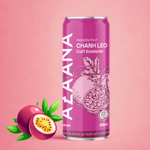 Té de Kombucha listo para beber del fabricante de Vietnam, sabor refrescante ligero, cuidado de la piel saludable, embalaje a granel al por mayor - Product Image 1