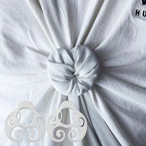 Plastic Shirt <b>Ties</b> Clips Dress <b>Back</b> Cinch for Women Hidden Clothes T-Shirt <b>Tie</b> Waist Cincher - Product Image 2