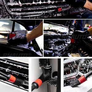 17pcs Detailing <b>Brush</b> Set Car Cleaning <b>Brushes</b> <b>Power</b> Scrubber Drill <b>Brush</b> for Car Leather Air Vents Rim Cleaning Dirt Dust Clean - Product Image 4