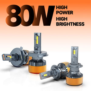 Kit de Faros LED <span class=keywords><strong>H11</strong></span> <span class=keywords><strong>Ultra</strong></span> Brillantes con Diseño de Ventilador de Enfriamiento Eficiente para Actualización de Faros H7 <span class=keywords><strong>H11</strong></span> H4 9005 9006 80W 8000 Lúmenes - Product Image 4