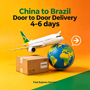 Spedizione Rapida dalla Cina al Brasile, Servizio di Corriere Porta a Porta in 4-6 Giorni, Spedizioniere, Agente di Spedizioni, Consolidamento Merci - Product Image 1