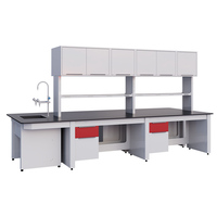 Table de travail électronique modulaire autoportante en acier pour laboratoire, prix pour l'enseignement