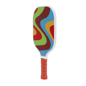 Juego de palas de pickleball de 13,4 mm de fibra de vidrio antideslizantes para entrenamiento con bolsa y pelotas - Product Image 3