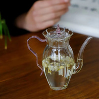 Théière en verre borosilicate de haute qualité pour la maison, idéale pour préparer des tasses de thé froid ou chaud