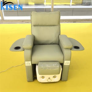 เก้าอี้นวดทำเล็บเท้าแบบนอนราบ KISEN รุ่น No Plumbing Electric Lay Down Spa Pedicure Chairs พร้อมระบบนวดเท้าแบบไร้ท่อ สำหรับร้านทำเล็บ - Product Image 1
