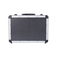 Caja de herramientas con marco de aluminio y panel ABS, y caja de herramientas protectora de aluminio con espuma EVA.