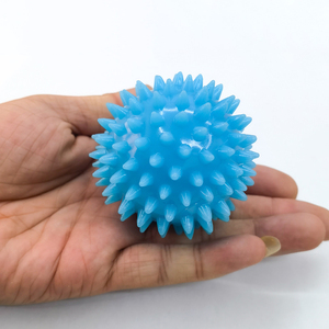 Fascia muscular dirigida y terapia física TPR Yoga Spiky Bola de masaje de plástico duro personalizada - Product Image 4