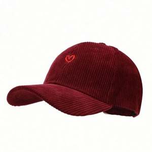 Gorras de Pana Bordadas con Pequeños Corazones, Estilo Primavera-Otoño, Gorra de Béisbol para Mujer, Gorras Deportivas Sencillas para el Sol, para Hombre - Product Image 5