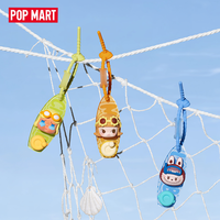 Meilleures ventes POP MART POP BEAN Série Vacances à l'Île Porte-clés en peluche Boîte mystère à thème plage estivale complète Boîte mystère de collection