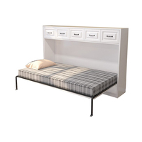 Kit de quincaillerie pour lit Murphy horizontal manuel à prix d'usine, mécanisme de lit mural pliable et dissimulé, gain de place, avec pieds automatiques