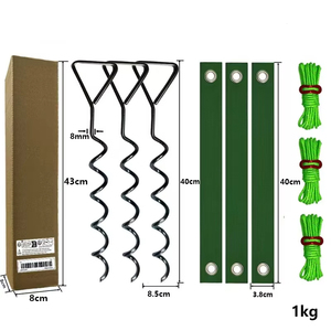 Kits de pieux et supports robustes pour arbres, vente en gros d'usine, pour le redressement des jeunes arbres - Product Image 4
