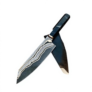 Couteau de chef en acier damas cuivré THEWIZ CRAFTS, fait main, forgé, professionnel, 8-9,9 pouces, manche en bois, couteau de cuisine de luxe, OEM - Product Image 1