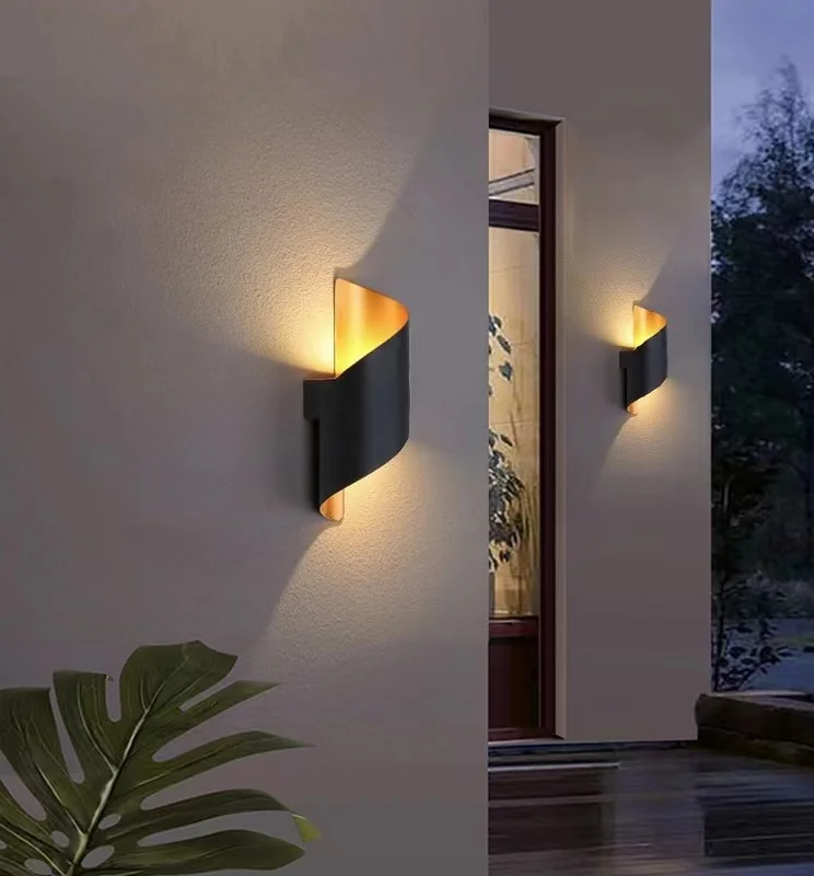 Modern LED Wall Light Garden Waterproof Aluminum Wall Lamp Fancy Lights Exterior 10W