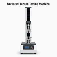 Máquina Universal de Ensayo de Tracción de Columna Única 5000N, Probador de Resistencia de Materiales para Plástico, Caucho, Textil, Película, Control por PC