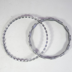 Alambre de púas de acero galvanizado en caliente tipo <span class=keywords><strong>concertina</strong></span>, rollo de alambre de púas anti-escalada, para parques logísticos y seguridad perimetral - Product Image 2