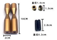 YIXING Porte-bouteilles mural de qualité supérieure pour une ou deux bouteilles, en alliage d'aluminium, finition oxydée, design moderne