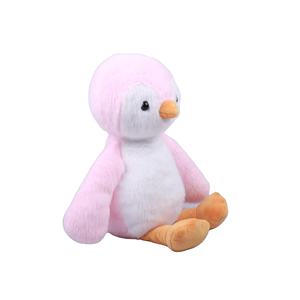 Peluche Natalizio a Forma di Pinguino Rosa Seduto, Animale di Pezza in Tessuto di <span class=keywords><strong>Visone</strong></span>, Imbottito con Cotone PP, Antistress, Ricamato, Tre Misure - Product Image 6