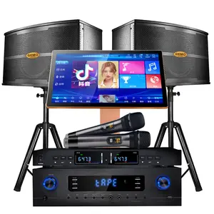 Sistem Karaoke portabel speaker lagu KTV Sing kotak suara Home pemain Karaoke kuat Sistema Karaoke 4 kepribadian