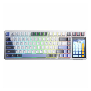 Aula L99 75% Không Dây 3 Chế Độ 2.4G BTS Có Dây 8000MAh Pin RGB Bàn Phím Cơ Khí Với Màn Hình - Product Image 2