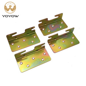 Metal Bed Corner <b>Bracket</b> Furniture Support Hook Insert 96 x 55 x 27 mm 40 mm Hole Furniture Hardware - Product Image 1
