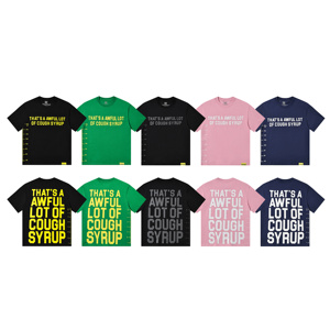 Nouvelle Arrivée Vêtements pour Hommes T-shirts de Qualité Supérieure 'THAT'S A AWFUL LOT OF COUPH SYRUP' Imprimé Décontracté Ample et Oversize - Product Image 6