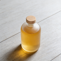 Bouteille en verre ronde vide de 250 ml, 375 ml, 500 ml, pour boissons, liqueur, jus, vin, vodka, avec bouchons, très vendue