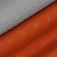 Cuir PVC effet mat, résistant à l'abrasion, motif crocodile, pour bagages, meubles, emballages, tissus, vente en gros