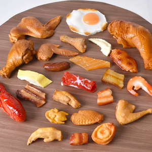 Aimants de réfrigérateur créatifs en PVC, imitation de cuisses et ailes de poulet frites, frites, style New-Orléans, ailes de poulet au cola, accessoires décoratifs - Product Image 6