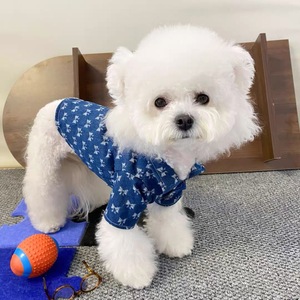 <b>Dog</b> Shirt Bow Tie Denim Breathable All Seasons For Small Medium Large <b>Dogs</b> - Product Image 2