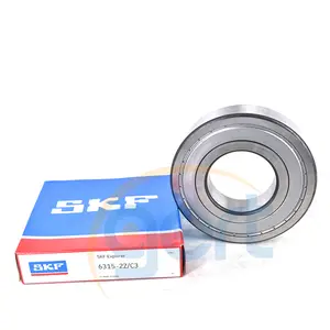 Fornire cuscinetti a sfera originali SKF 6315 ZZ 2RS C3 75*160*37mm MADE IN CHINA cuscinetti SKF a basso prezzo 6315 6305 6306 6307 6308 6309