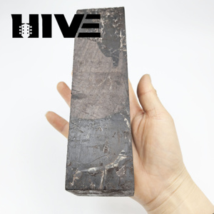 Bloc de bois HIVE en ébène <span class=keywords><strong>noir</strong></span> pour manche de couteau, 150*50*50MM, pour artisanat DIY avec surface cirée, bloc de sculpture sur bois pour guitare - Product Image 5