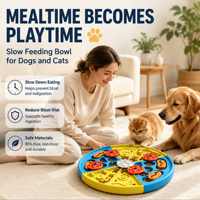 Jouet distributeur de friandises interactif détachable en forme de pizza pour animaux de compagnie, jeu d'enrichissement pour chiens et chats, stimulation mentale