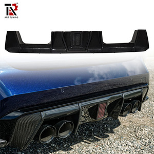 Difusor Trasero de Fibra de Carbono Seca Estilo MP/F1 con Luz LED para BMW M3 G80 M4 G82 G83, Difusor de Parachoques Trasero, Alerón, Spoiler <span class=keywords><strong>2020</strong></span>+ - Product Image 1