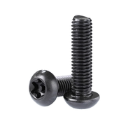 Tornillo de Cabeza Cilíndrica de Acero Inoxidable Gris Óxido Negro Dacromet, Resistente a la Intemperie, para Uso en Exteriores, Normas DIN ISO