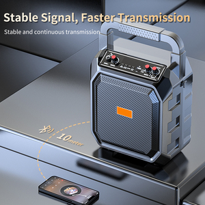 Máy karaoke Loa <span class=keywords><strong>Bluetooth</strong></span> không dây có tay cầm để nghe nhạc và tiệc tùng ngoài trời - Product Image 3