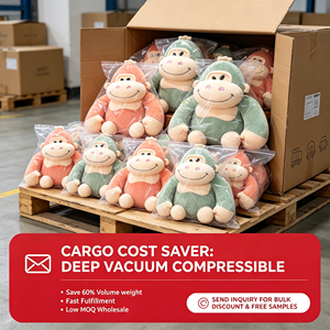 Peluche de Gorila de 12 Pulgadas, Muñeco de Mono Suave Relleno de Algodón PP, Proveedor Directo de Fábrica Global, Precio Económico, Compra al por Mayor - Product Image 5