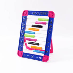Ábaco de plástico Foska Slide Smoothly de 10 filas <span class=keywords><strong>con</strong></span> cuentas multicolores para desarrollar la coordinación de manos y <span class=keywords><strong>ojos</strong></span> de los niños - Product Image 3