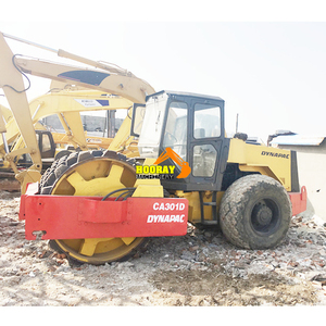 Rouleaux compresseurs d'occasion de haute qualité à double tambour CA301D Dynapac 10 tonnes – Engins de construction en promotion à Shanghai - Product Image 1