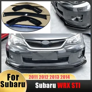 สปอยเลอร์กันชนหน้า StarNav สำหรับ WRX STI ปี 2011 2012 2013 2014 ชุดแต่งกันชนล่าง - Product Image 3