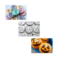 Stylo marqueur à encre comestible noir à double pointe avec pinceau et pointe fine, 2 pièces/ensembles pour la décoration de biscuits DIY, stylo alimentaire