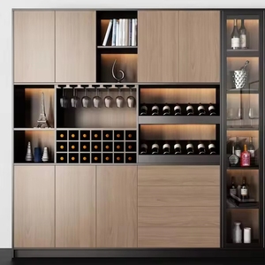 Mueble Bar Multifuncional para Sala <span class=keywords><strong>de</strong></span> Estar con Almacenamiento para Vajilla y Electrodomésticos <span class=keywords><strong>Pequeños</strong></span>, Ideal para Uso en el Hogar - Product Image 2