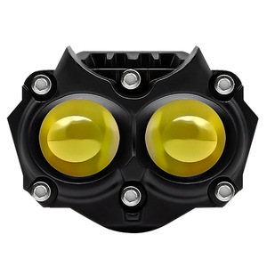 Phare LED pour <span class=keywords><strong>moto</strong></span> électrique Owl 60W, haute puissance 6000K, bicolore, <span class=keywords><strong>clignotant</strong></span>, éclairage <span class=keywords><strong>de</strong></span> travail, pour pare-chocs avant et toit, tout-terrain - Product Image 1